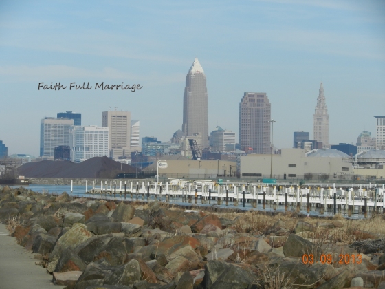 Downtown Cleveland from Edgewater Park